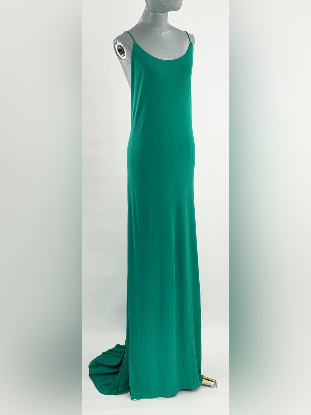 🆕 RAT & BOA 🧿 NWOT Amora Back Draped Jersey Dress, Green - Sz M - Picture 3 of 16